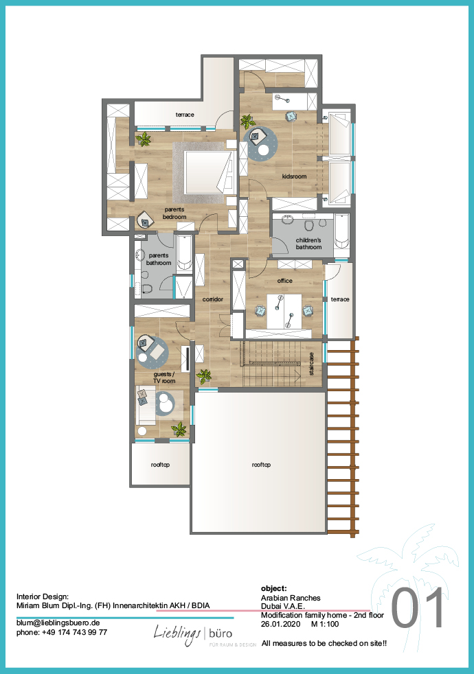 Plan Dubai Einfamilienhaus